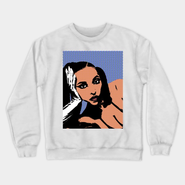 tinashe style pop art Crewneck Sweatshirt by soundofpopart